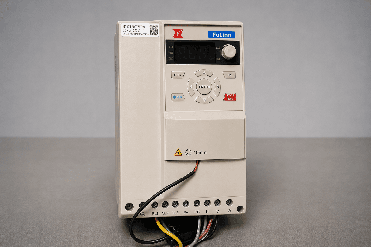 Convertisseur VFD Folinn 7.5 kW pour pompe à vide SPS